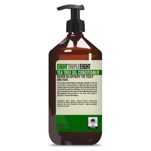 [只限店取]  TRIPLE EIGHT英國茶樹油清爽護髮素 (抗菌/去屑/去油脂) 1000ml 505586607124